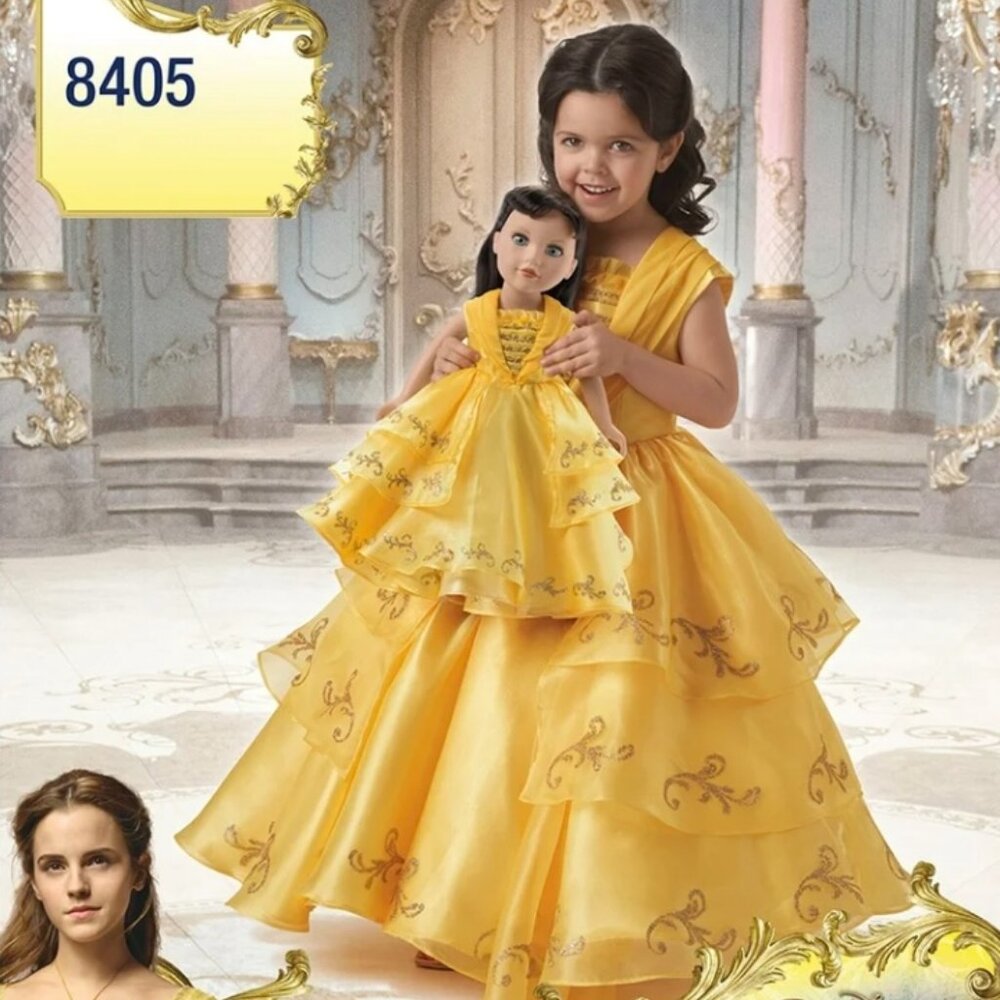 Simplicity D0653/8405 Belle Ballgown Sewing Pattern Disney Beauty and The Beast